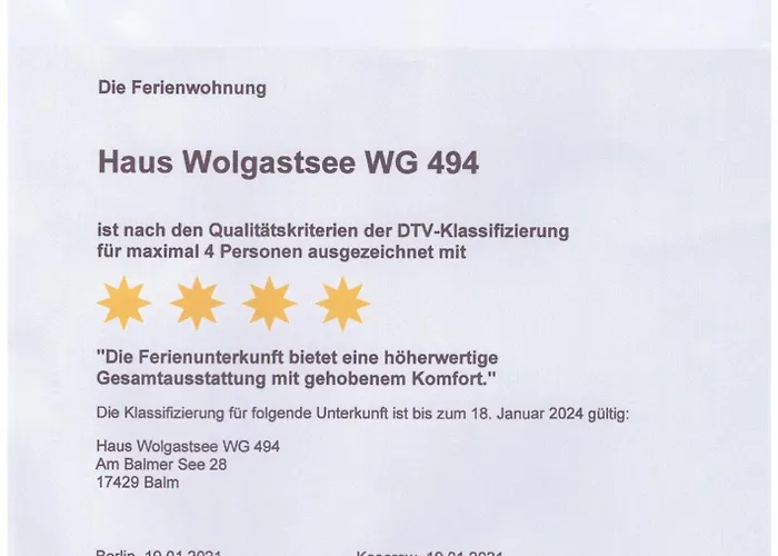 Apartamento Im Haus Wolgastsee